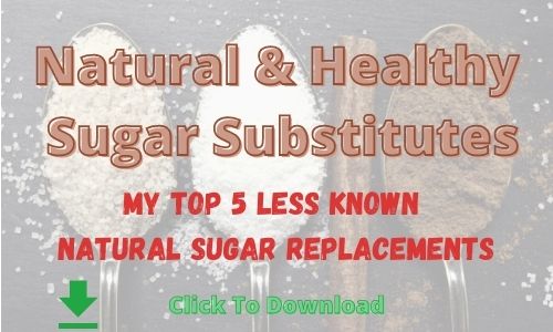 Natural and Healthy Sugar Substitutes opt-in form